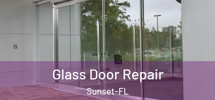 Glass Door Repair Sunset-FL